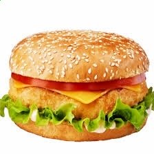 Бургер с куриной котлетой